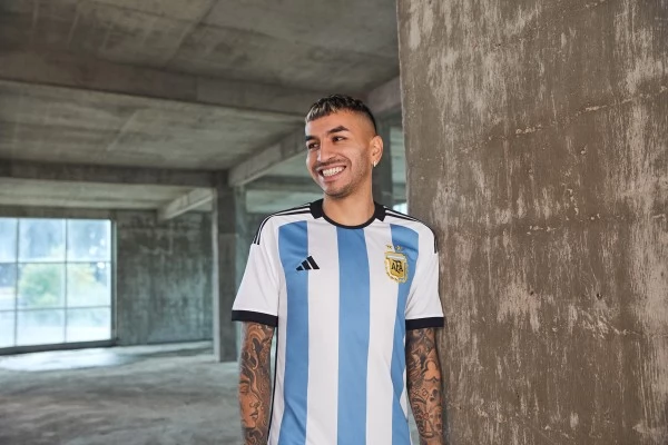 Argentina VM Trøje 2022 Paredes 5 Hjemmebanetrøje